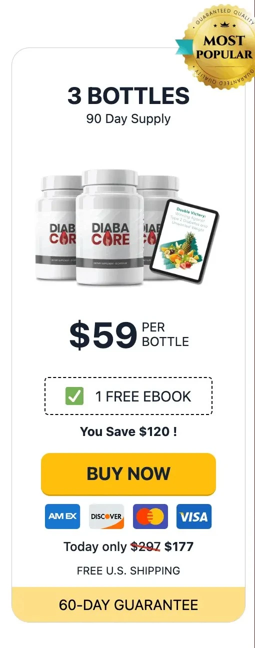 Diabacore three bottles order